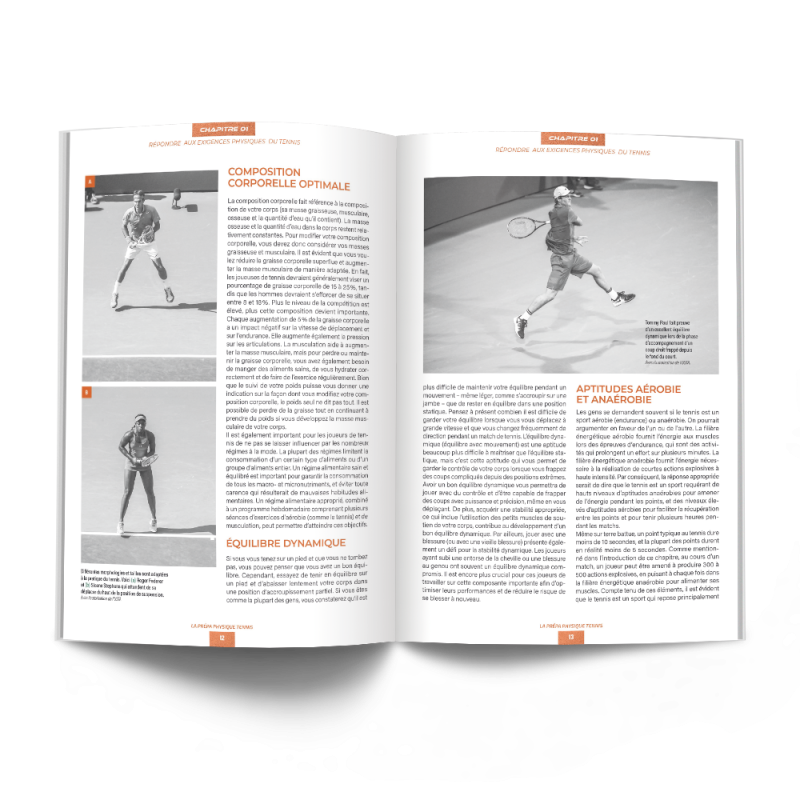 Livre La Prépa Physique Tennis 4TRAINER | Guide Entraînement Performance