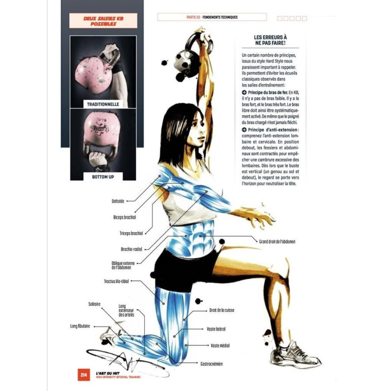 Livre L'Art du HIIT 4TRAINER | Entraînement Haute Intensité Aurélien Broussal-Derval