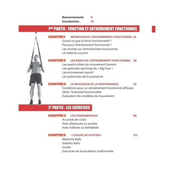 Livre L'Entraînement Fonctionnel 4TRAINER | Juan Carlos Santana | Guide Préparation Physique