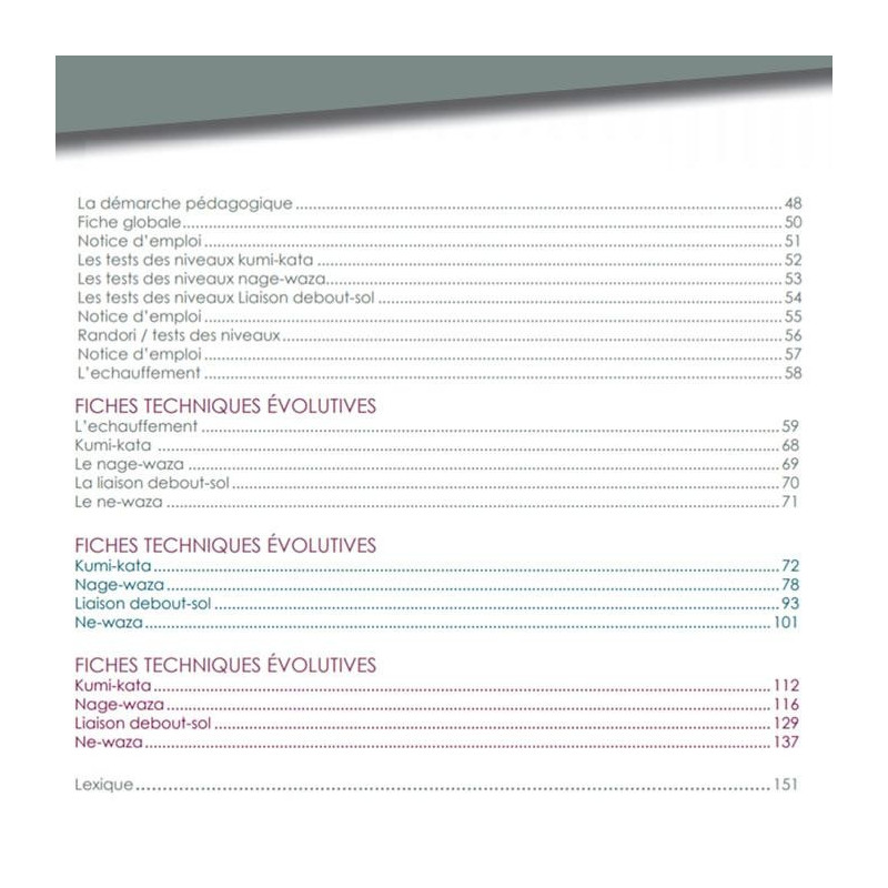 Livre Le Judo des 13-15 ans 4TRAINER | Manuel Pédagogique FFJDA