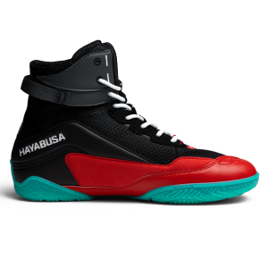 Chaussures de Boxe Hayabusa | Chaussures de Boxe Noir et Rouge | Hayabusa Talon