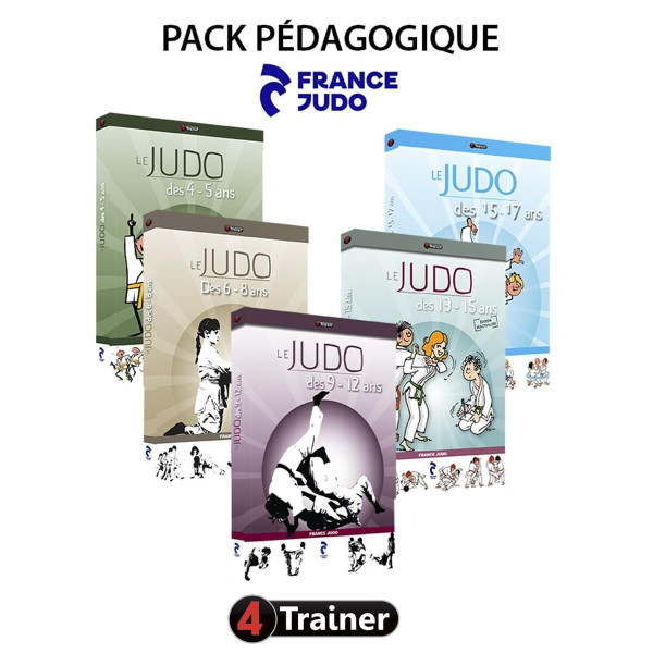 Pack Pédagogique Judo 4TRAINER | 5 Ouvrages Enseignement Judo