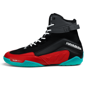 Chaussures de Boxe Hayabusa | Chaussures de Boxe Noir et Rouge | Hayabusa Talon