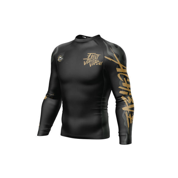 Rashguard Fuji Sports | Noir | Yakedo Standard