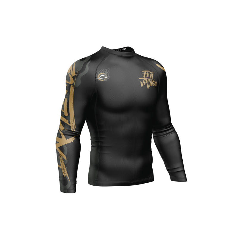 Rashguard Fuji Sports | Noir | Yakedo Standard