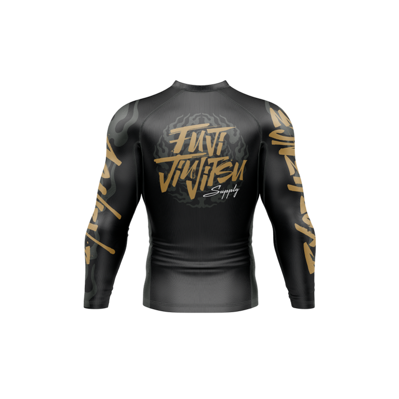 Rashguard Fuji Sports | Noir | Yakedo Standard