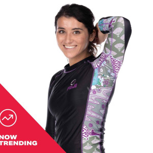 Rashguard Fuji Sports | Purple | Kimono Kid's Long Sleeve