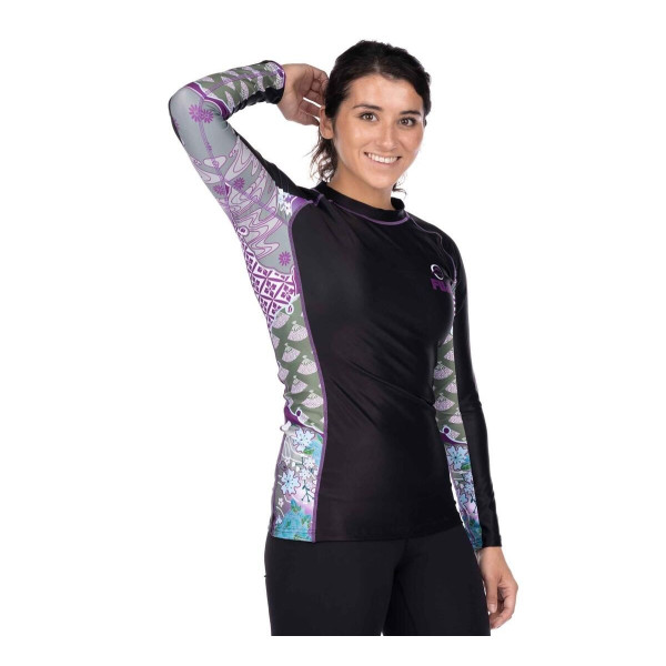 Rashguard Fuji Sports | Purple | Kimono Kid's Long Sleeve