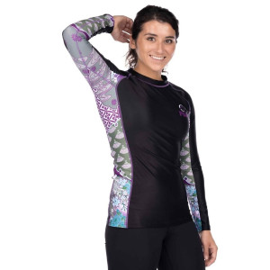 Rashguard Fuji Sports | Purple | Kimono Kid's Long Sleeve