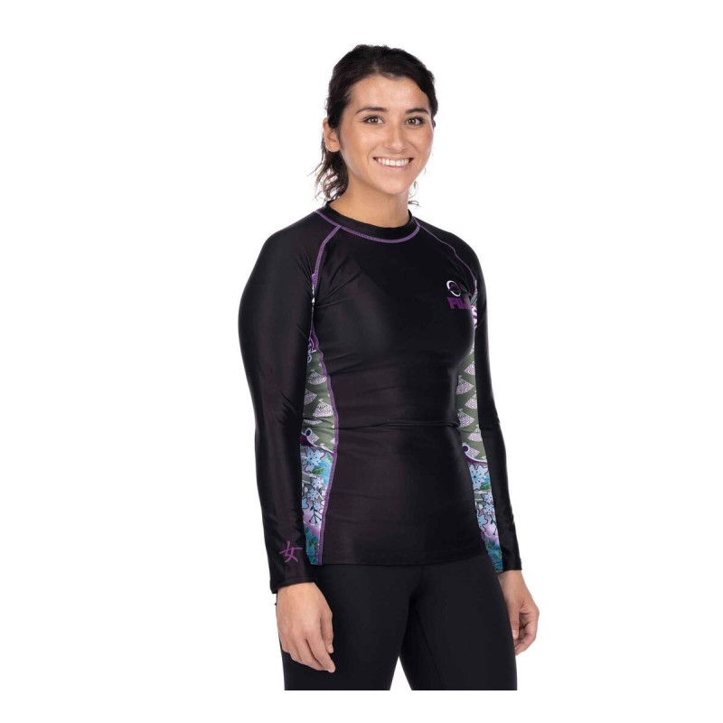 Rashguard Fuji Sports | Purple | Kimono Kid's Long Sleeve