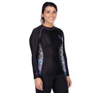 Rashguard Fuji Sports | Purple | Kimono Kid's Long Sleeve