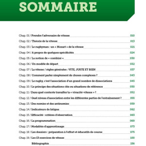 Livre Prépa Physique Rugby 4TRAINER | Développement Vitesse Norbert Krantz