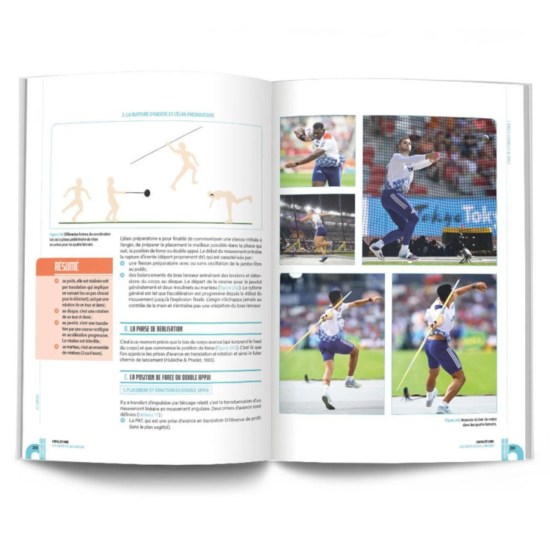 Livre Athlétisme Vol.2 Sauts et Lancers 4TRAINER | Guide Technique Performance
