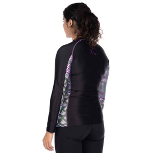 Rashguard Fuji Sports | Purple | Kimono Kid's Long Sleeve