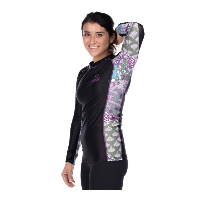 Rashguard Fuji Sports | Purple | Kimono Kid's Long Sleeve