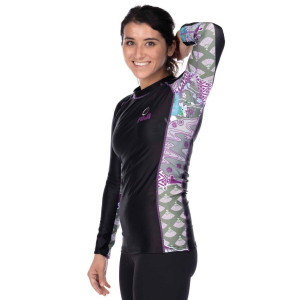Rashguard Fuji Sports | Purple | Kimono Kid's Long Sleeve