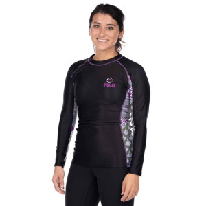Rashguard Fuji Sports | Purple | Kimono Kid's Long Sleeve