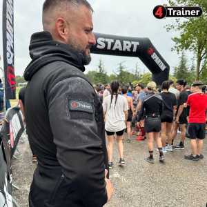 Parka Technique 4TRAINER | Noir | Imperméable Coupe-Vent