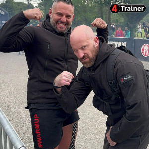 Parka Technique 4TRAINER | Noir | Imperméable Coupe-Vent