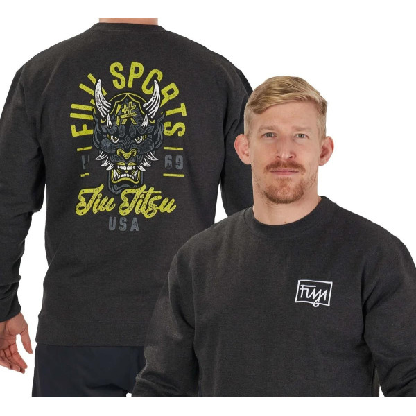 Crewneck Fuji Sports | Gris Anthracite | Demon
