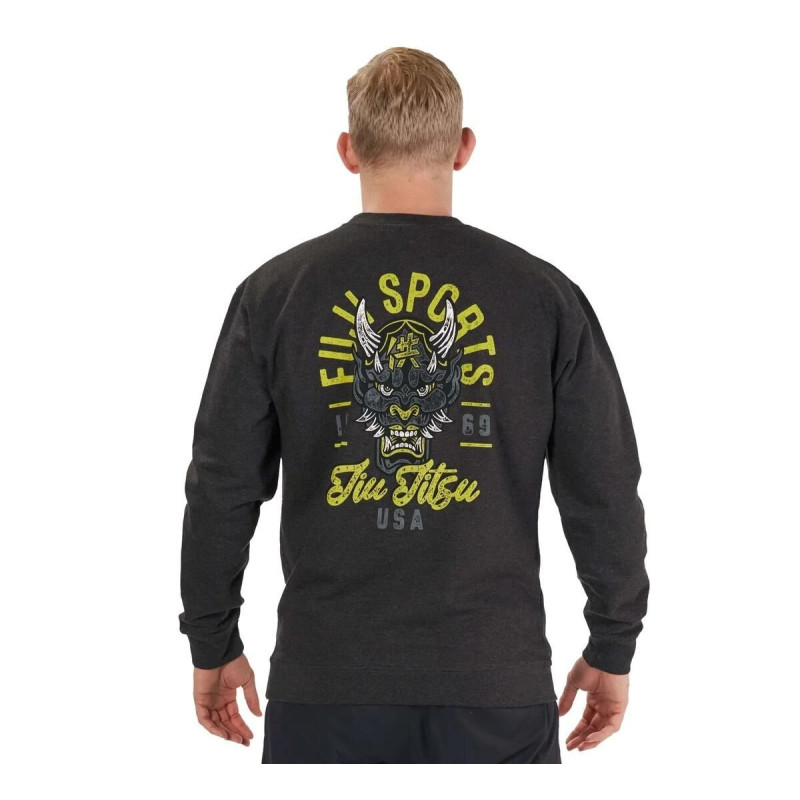 Crewneck Fuji Sports | Gris Anthracite | Demon