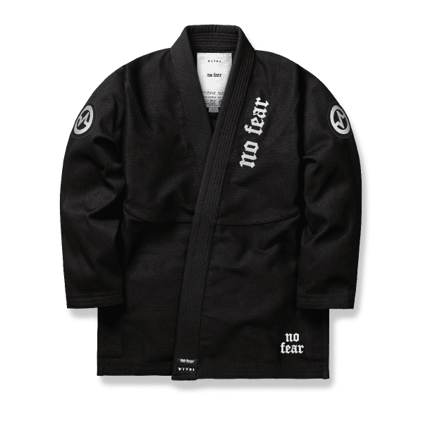 Kimono JJB Vital Noir - kimono NO FEAR - Certifié IBJJF