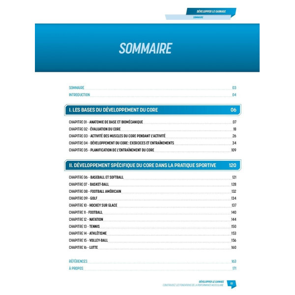 Livre Développer le gainage 4TRAINER | Jeffrey M. Willardson | Préparation Physique Core