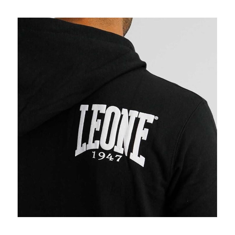 Sweatshirt Leone1947 | Noir | Zippé Intégral