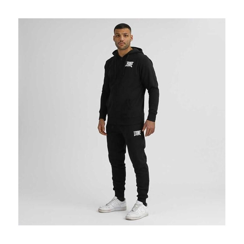 Sweatshirt Leone1947 | Noir | Zippé Intégral