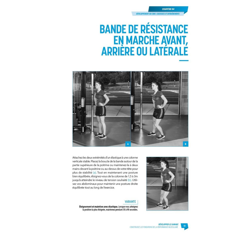 Livre Développer le gainage 4TRAINER | Jeffrey M. Willardson | Préparation Physique Core