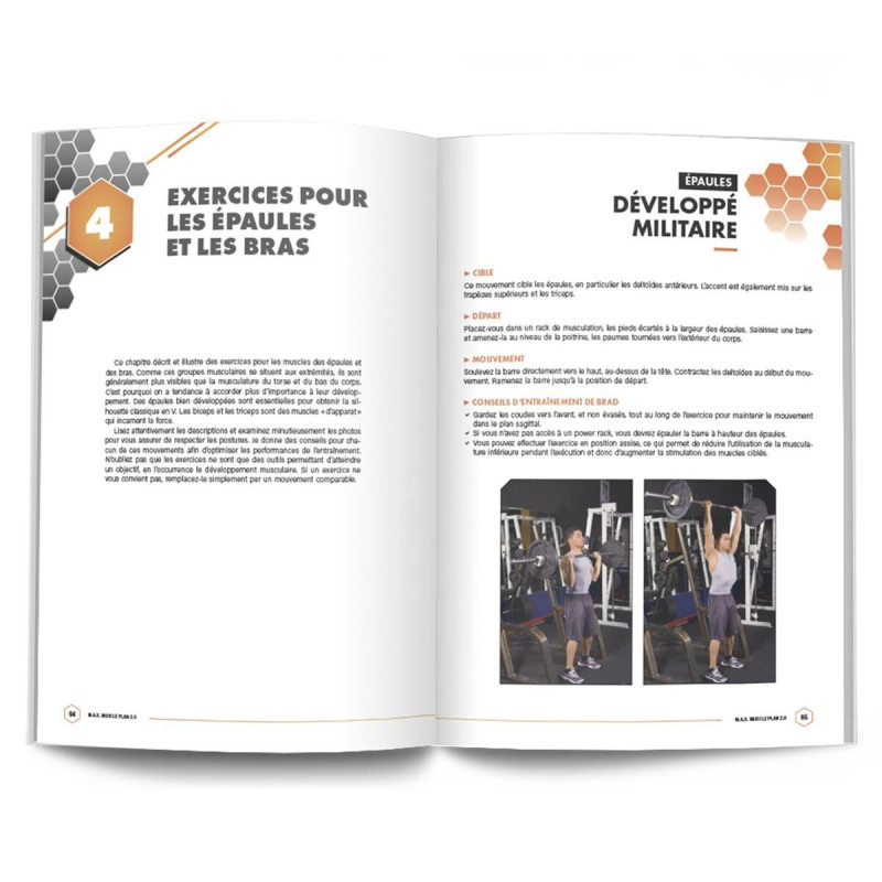 Guide Musculation M.A.X. MUSCLE PLAN 2.0 4TRAINER | Hypertrophie | Programme Scientifique