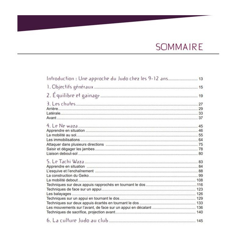 Livre Le Judo des 9-12 ans 4TRAINER | Manuel Pédagogique FFJDA