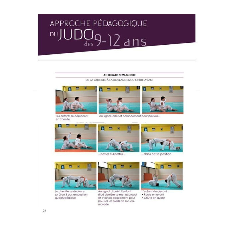 Livre Le Judo des 9-12 ans 4TRAINER | Manuel Pédagogique FFJDA