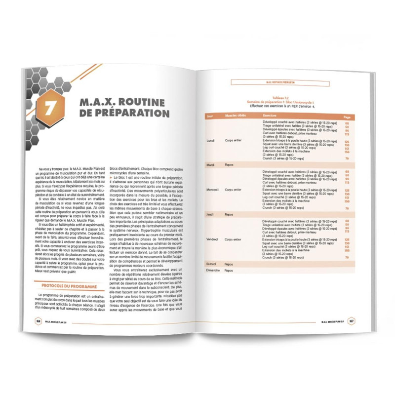 Guide Musculation M.A.X. MUSCLE PLAN 2.0 4TRAINER | Hypertrophie | Programme Scientifique