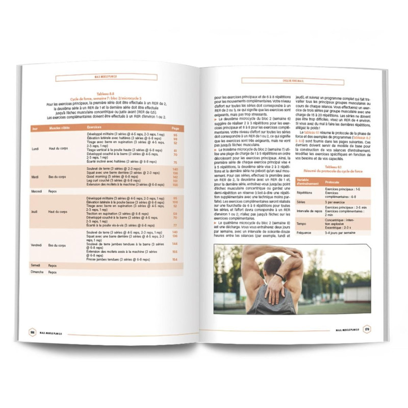 Guide Musculation M.A.X. MUSCLE PLAN 2.0 4TRAINER | Hypertrophie | Programme Scientifique