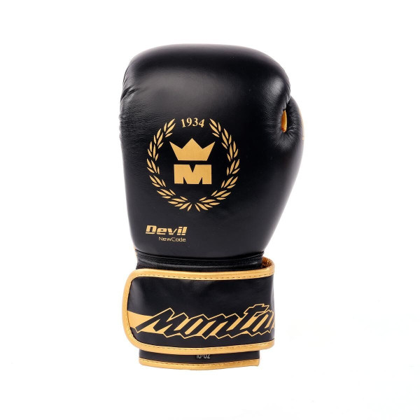 Gants de Boxe Montana | Noir/Or | Montana DEVIL NewCode