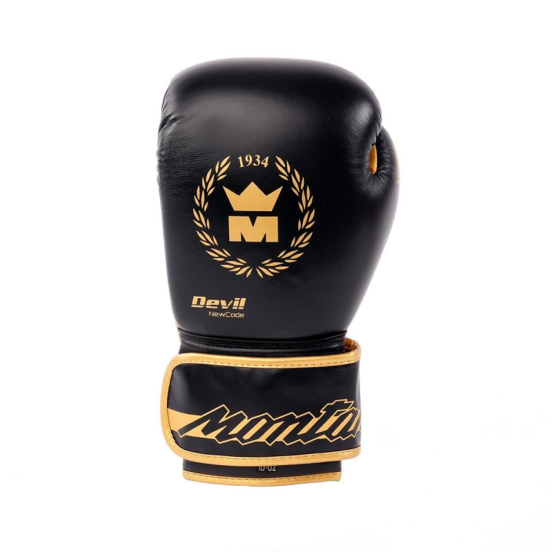 Gants de Boxe Montana | Noir/Or | Montana DEVIL NewCode