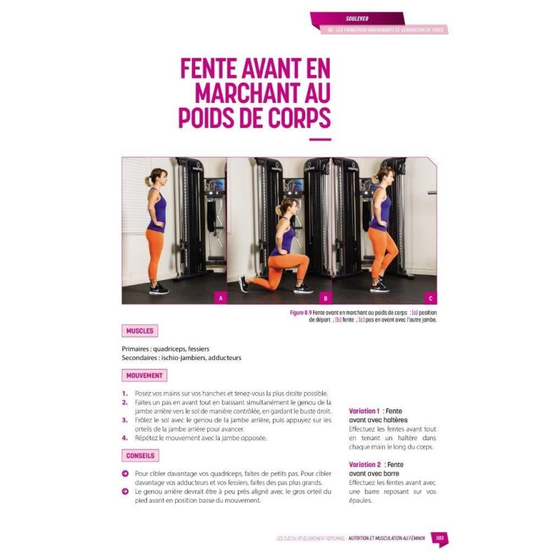 Livre Musculation et Nutrition au féminin 4TRAINER | Guide Fitness Femme Sohee Lee