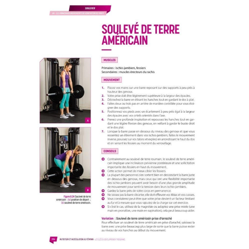 Livre Musculation et Nutrition au féminin 4TRAINER | Guide Fitness Femme Sohee Lee