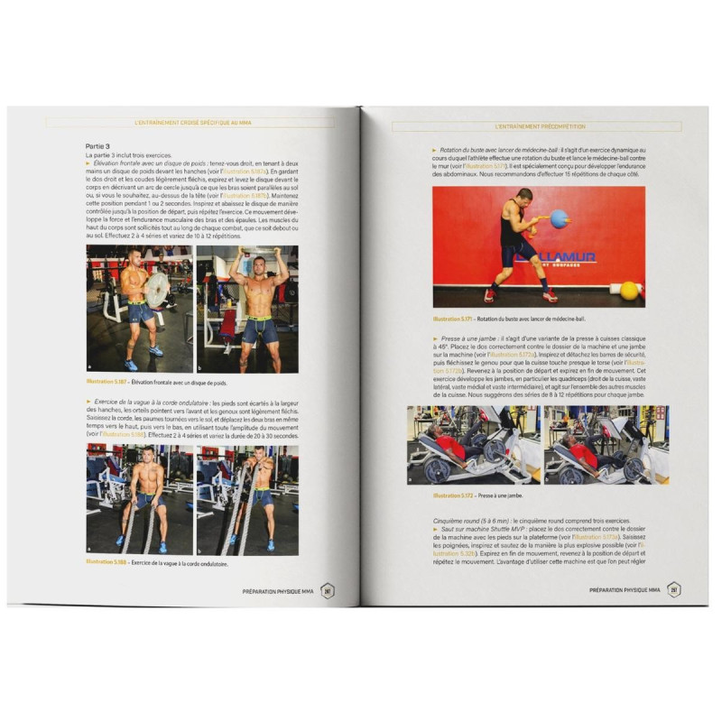 Livre Préparation Physique MMA 4TRAINER | Guide Entraînement Combat