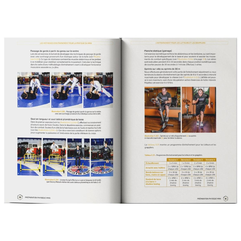 Livre Préparation Physique MMA 4TRAINER | Guide Entraînement Combat