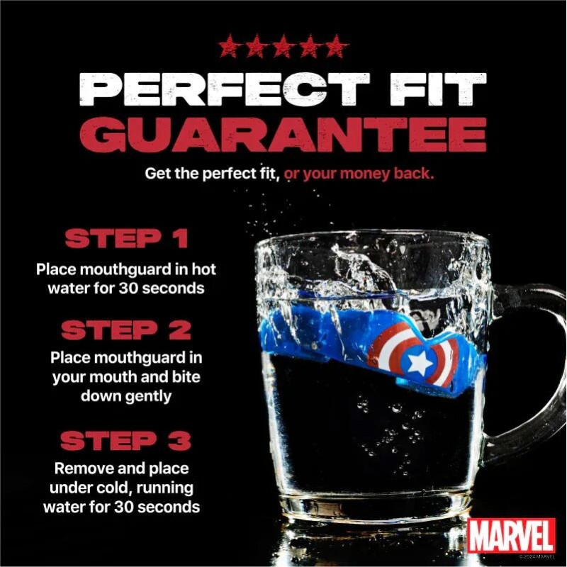 Protège-dents - SAFEJAWZ - Captain America - Série Marvel
