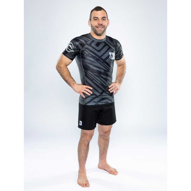 Rashguard Fuji Sports | Noir | Battle Flex Lite