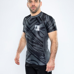 Rashguard Fuji Sports | Noir | Battle Flex Lite