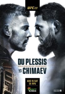 Affiche officielle UFC 319