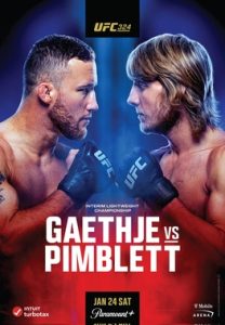Affiche officielle UFC 324