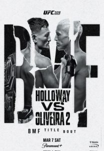 Affiche officielle UFC 326