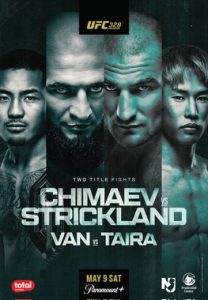 Affiche officielle UFC 328
