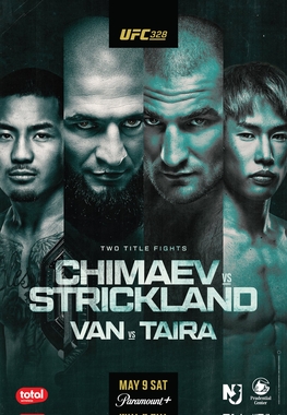Affiche officielle UFC 328
