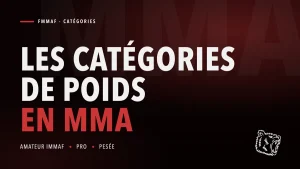 Les catégories de poids en MMA FMMAF, amateur IMMAF et professionnel